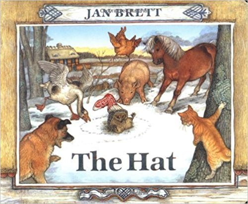 The Hat by Jan Brett(1905-06-20) B01MTLJU98 Book Cover