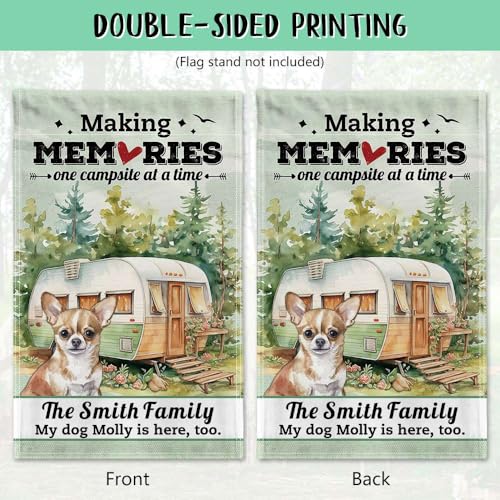 GABSHAIM Custom Making Memories Hausflagge für draußen, Bouvier des Flandres, Hund, Wohnmobil, Anhänger, Camping, Campingplatz, Dekoration, Flagge, Banner, 71,1 x 101,6 cm, doppelseitig