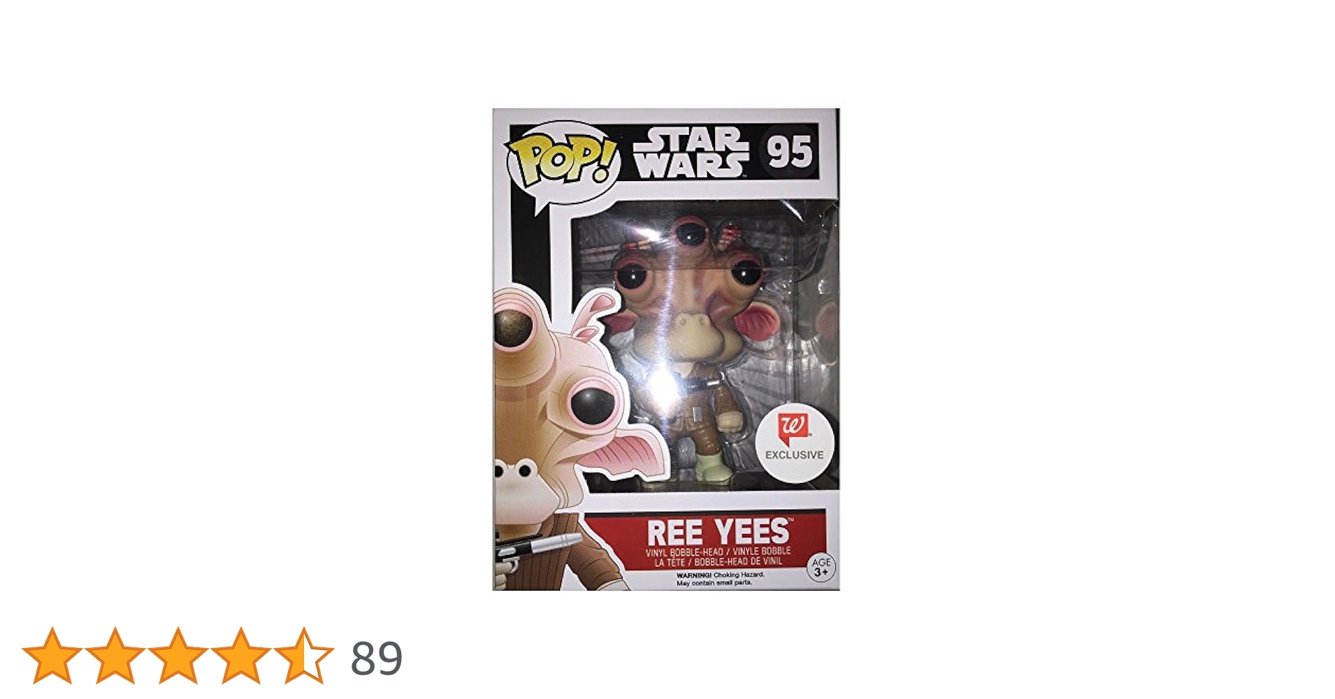 Pop! Star Wars Ree Yees Exclusive #95 Vinyl Bobble Head