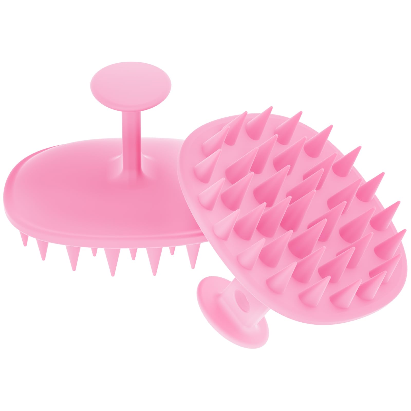 Cbiumpro 2-Pack Scalp Massager Hair Growth, 100% Silicone Scalp Exfoliator Brush, Hair Scrubber Shampoo Brush for Dandruff Removal, Women, Men, Kids, Pets