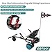 Gotrax Hoverboard Attachment with Rear Shock Absorption, Hoverboard Go Kart(BLA)