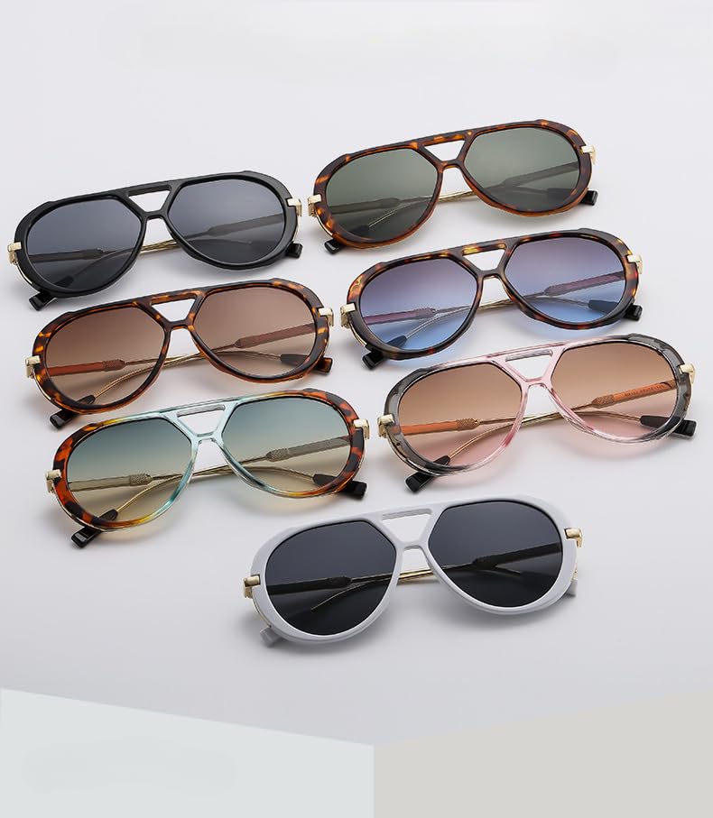 Panther Aviator Sunglasses Trendy Retro Pilot Sun Glasses for Men UV Blocking3