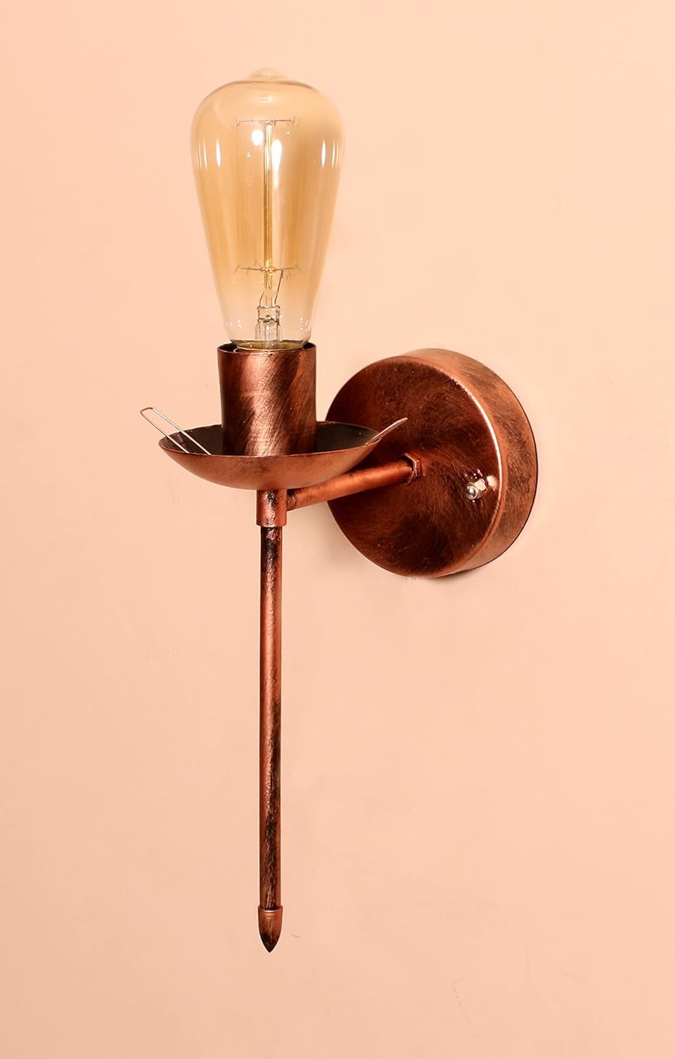 Kinis Dark Brown Glass Wall Light - Modern Decor -22