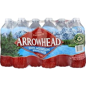 Arrowhead Water Spring 500 Milliliter, 16.91 Fl Oz (Pack of 24)