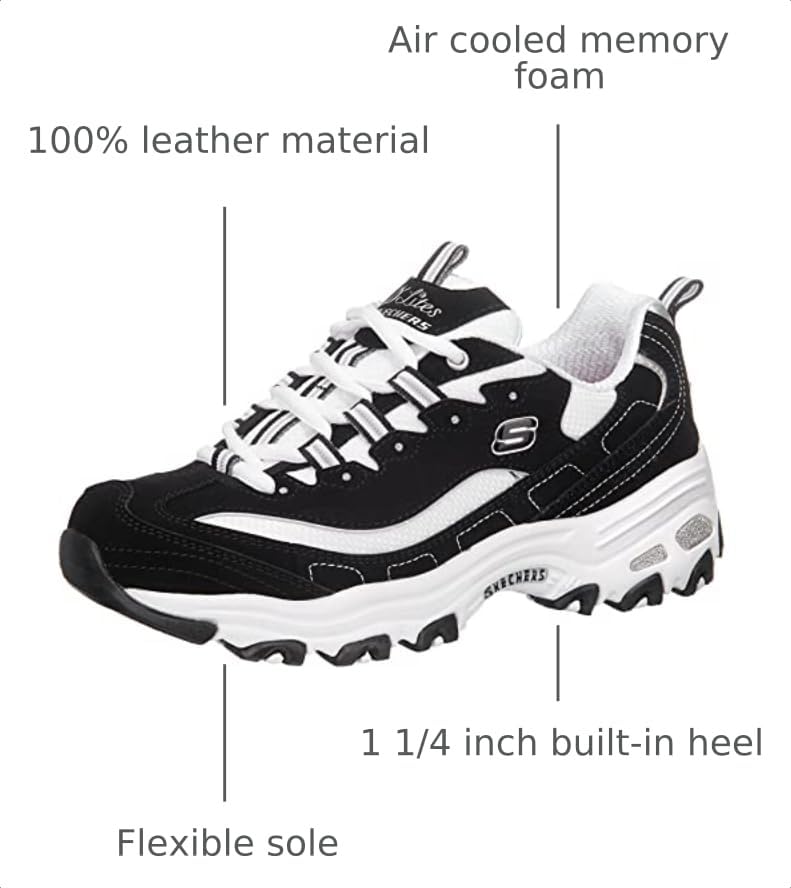 Image of Skechers womens D'lites Biggest Fan