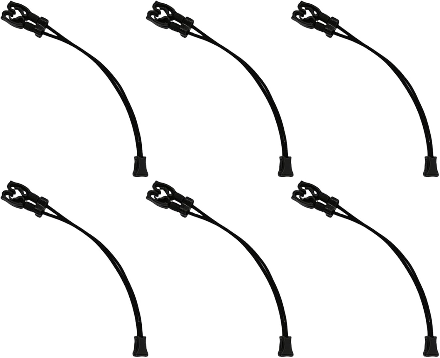 TEHAUX 6pcs Face Mask Extender Straps for Adults and Elderly, Reusable Nylon Ear Strap Extender with Anti-Slip Design, Prevents Ear, Suitable for Cycling and Classrooms