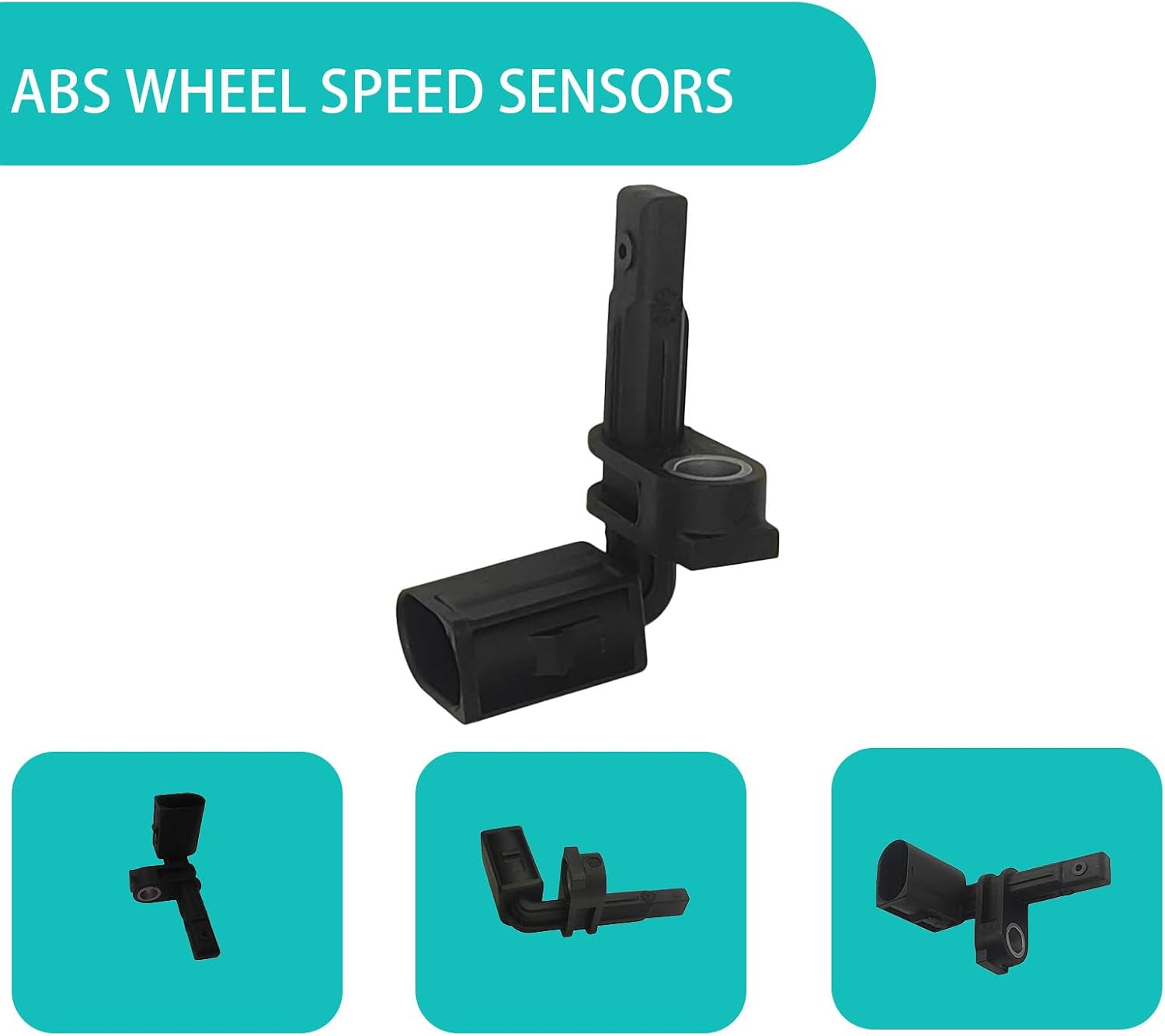 WHT005651 Front Rear Car ABS Wheel Speed Sensor for Audi A1 2010-2018 for Audi Q3 2011-2015 for Audi Q7 2010-2016 7P0927807A 95860640500 95860640501 95860640502 7P0927807 1 Pair