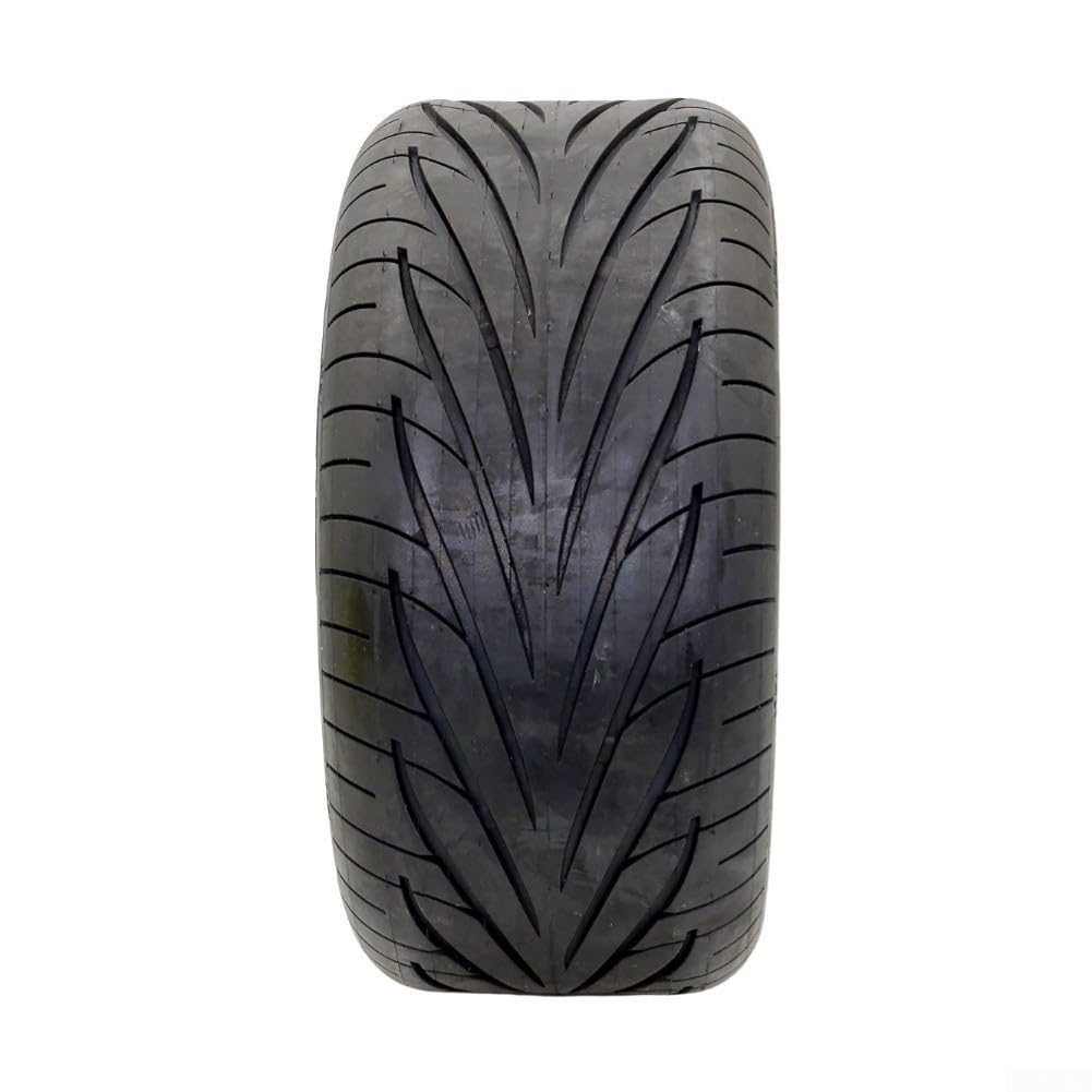 NexRen Pneumatico di ricambio per scooter 125/60-7, ruota in gomma senza camera d'aria con assorbimento degli urti antiscivolo, nero 1 set di pneumatici nero