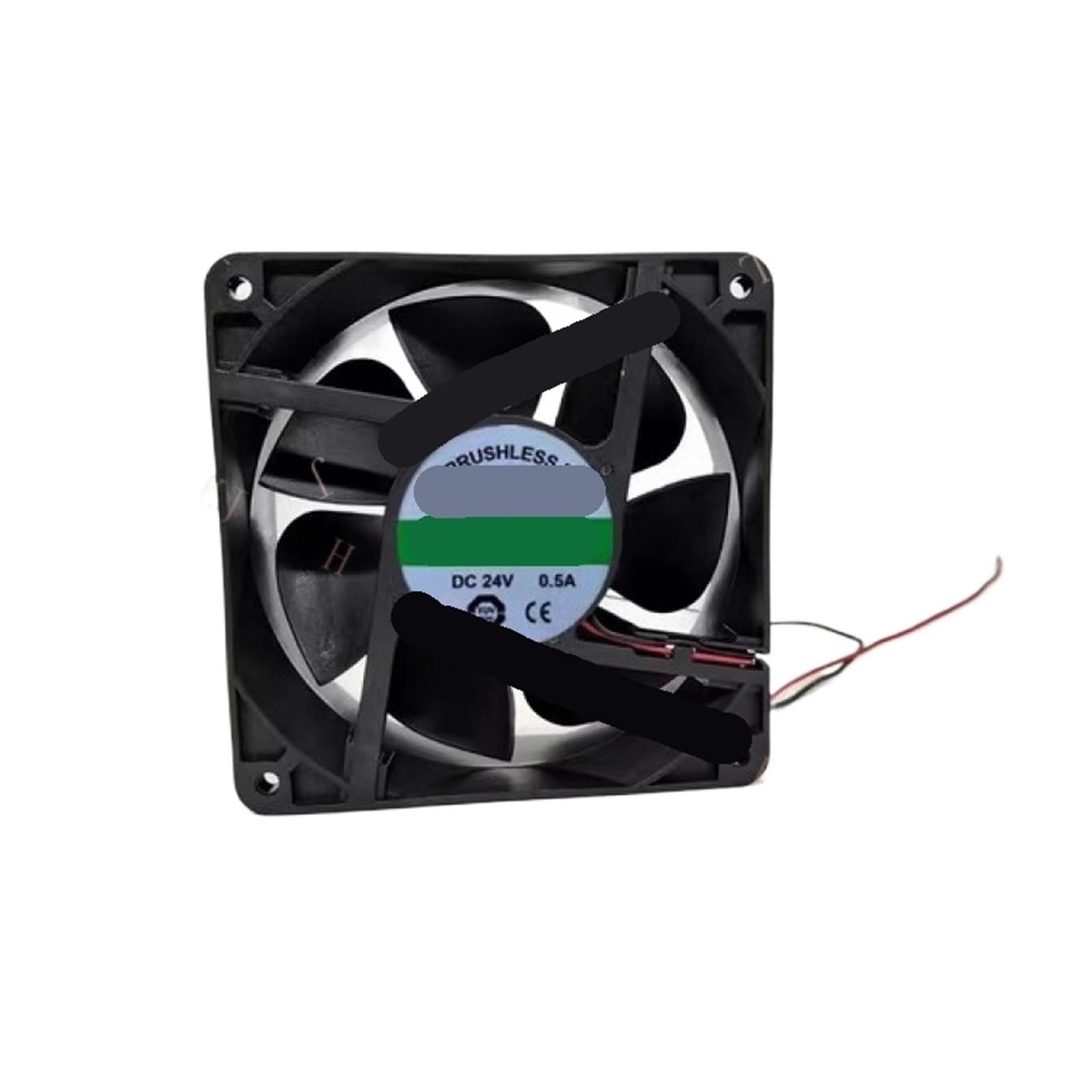 LWJYIPETZQ DF-12038 DC24V 0.5A 12CM 2-Wire Cooling Fan