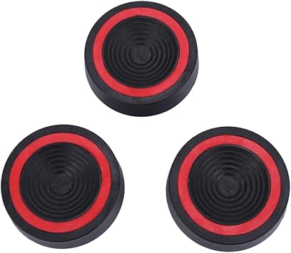 3 Piece Tripod Foot Pads Heavy Suppression Pads Anti Vibration Dampers for Telescope Mounts Adapter