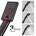 BRIGHT SHOWERS Handheld Shower Head Set High Pressure Hand Held Showerhead with 60 Inch Flexible Shower Hose and Adjustable Shower Arm Mount Bracket, 3 Spray Setting Shower Wand, Oil-Rubbed Bronze