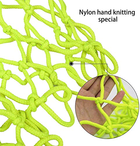 Besmon123 Nightlight Basketball Net Luminous Outdoor Portable Sun Powered Sports Nylon - Thumbnail 2