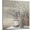 Pussy Willow Still Life Gray Pots C...