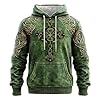 Generisch St Patrick's Day Irish Green Graphic Hoodie Casual Fleece Jacket for Holidays, Green, XXL #1
