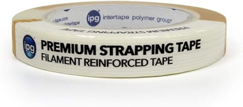 Miniatura 2 de IPG 9718 Cinta de fleje premium, 1.88 pulgadas x 60 yardas (rollo individual), transparente
