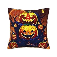 Tosleo Halloween Decor Kussenslopen 12x20 Set van 2 Witte Leuke Ghost Gooi Kussenslopen Happy Halloween Zwarte Decoratie Geborduurde Kussenslopen voor Halloween Thuis Fluwelen Thanksgiving Kussenhoes