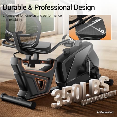 Image of CURSOR FITNESS Exercise Bike, Stationary Bikes for Home with Brake Pad | Indoor Cycling Low Noise Bike for Home with Exclusive App, Spin Workout Bike with Tablet Mount, 300 lb Weight Capacity
