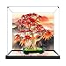 Produktbild Acryl-Displaybox für Lego 10348 Bonsai-Modell aus rotem Ahorn, transparent, staubdicht, kompatibel mit Lego 10348-Modell (Modell nicht im Lieferumfang enthalten), Spiegelsockel + Hintergrund 3 mm