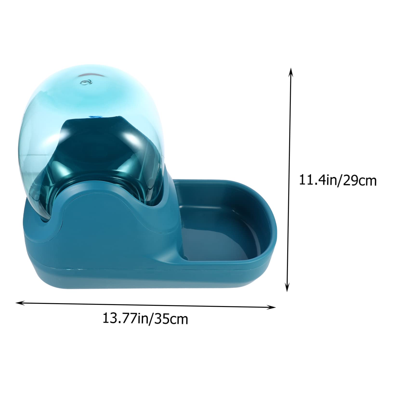 Bebedero Automático para Mascotas Dispensador de Agua 3.8l Verde | Plástico, Limpieza Sencilla, Diseño Simple, para Pet y Pigeon, Uso Doméstico