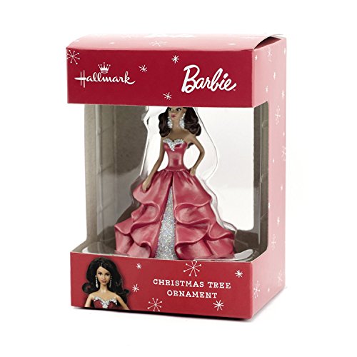 Hallmark 2015 African American Holiday Barbie Christmas Ornament