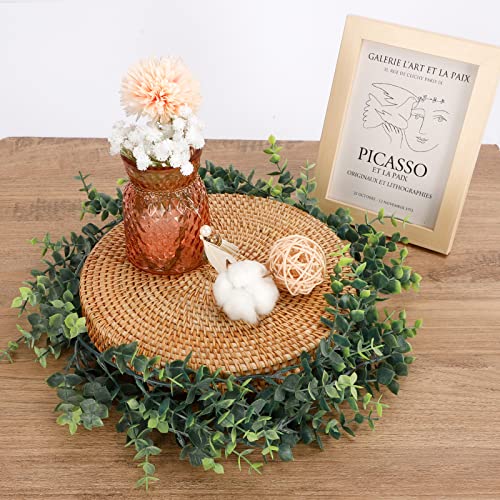 Cocoboo Eucalyptus Garland, 5Pcs 30Ft Greenery Garlands Fake Vines, Artificial Eucalyptus, Boxwood Garland Faux Hanging Plants For Wedding Arch Wall Party Home Bedroom Decor #TOP3