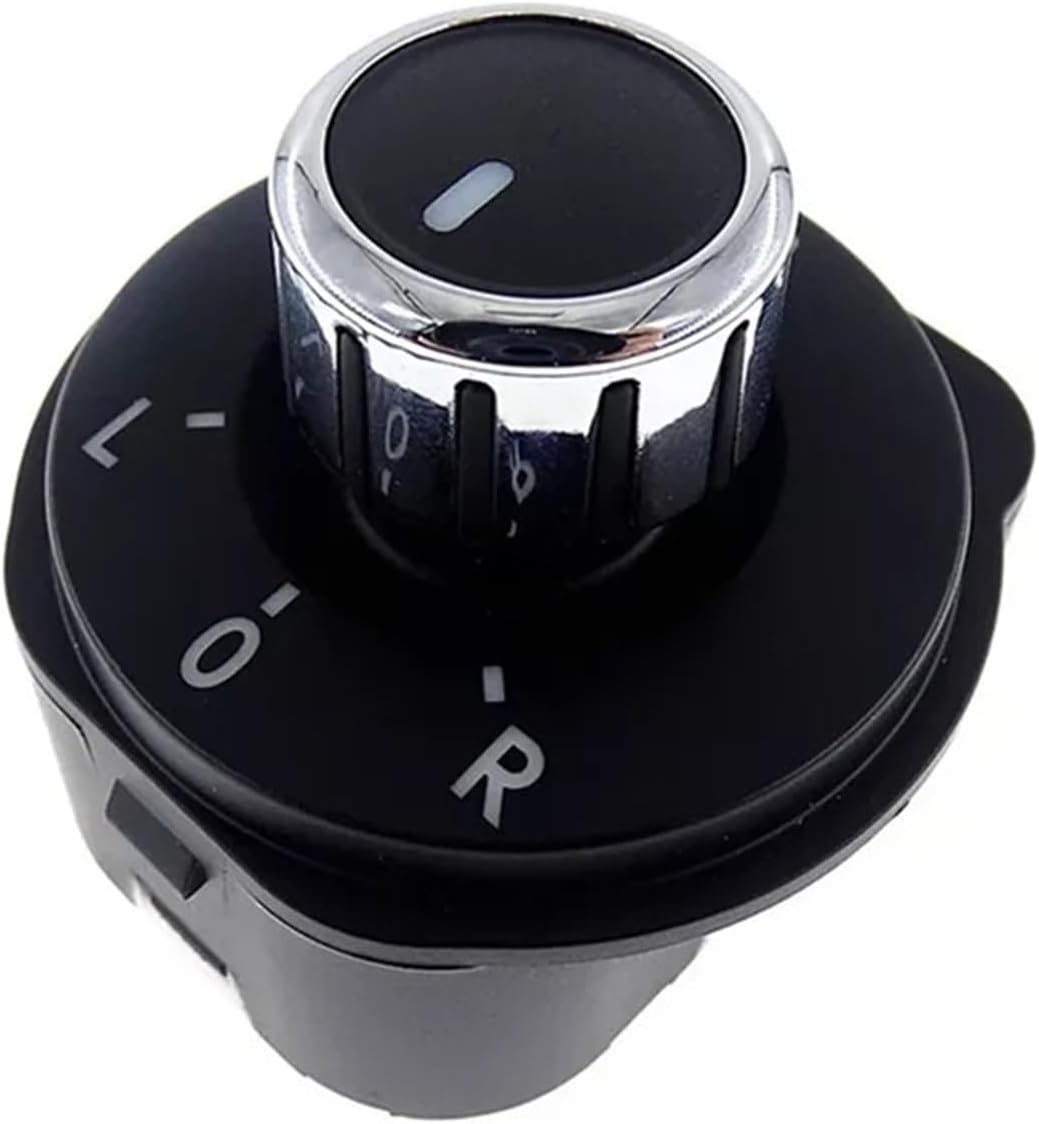 Car Power Rear View Mirror Switch, for Rear Side Mirror Switch Adjust Knob, for Polo 6R 2011-2016 6RD959565B