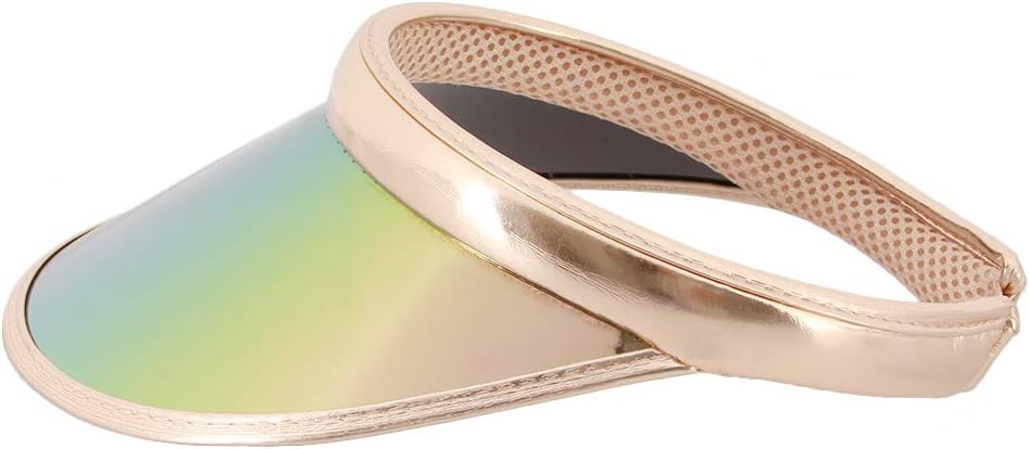 Surkat Women Sun Visors Hologram Wide Brim Thicker Sweatband UV Protective Sportswear Visors Sunhat image 3