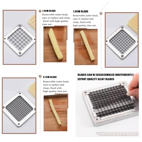 Cortadora manual para papas fritas JDXQBLD miniatura 2