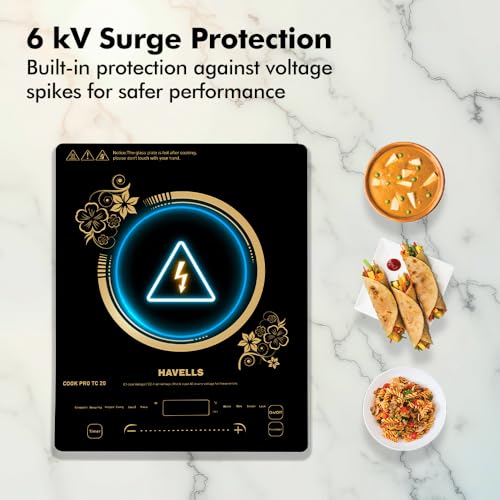 Image of Havells Cook Pro TC-20| Up to 9 Cooking Modes| Digital Display for Time & Power| Precision control with a single glide| 1 Year Door Step Warranty By Havells