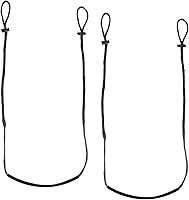 Fukaisu 2-Pack Hunting Climbing Stick Aiders - 12-Strand Braided Rope Tree Stand Steps, High Load, Anti-Slip, Ultralight 1.5m