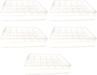 Cabilock 5 szt. taca ogrodowa do uprawy sukulentów, doniczki do prac ogrodowych, kiełkowania, taca hydroponiczna, miseczki do szklarni, rozmiar L