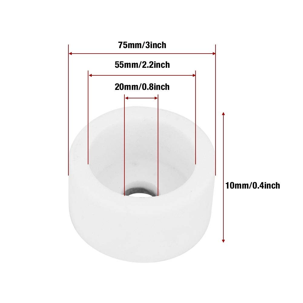 Mola In Corindone 75x40x20mm - Grana 120 Per Rettifica E Lucidatura - Foto 2