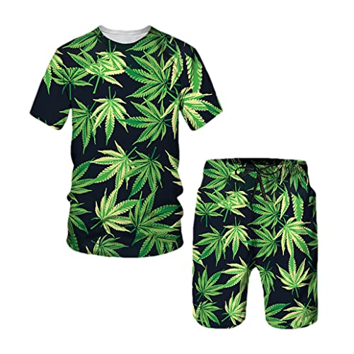 Survêtement d'été homme ensemble streetwear idéal pour les festivals et le skate