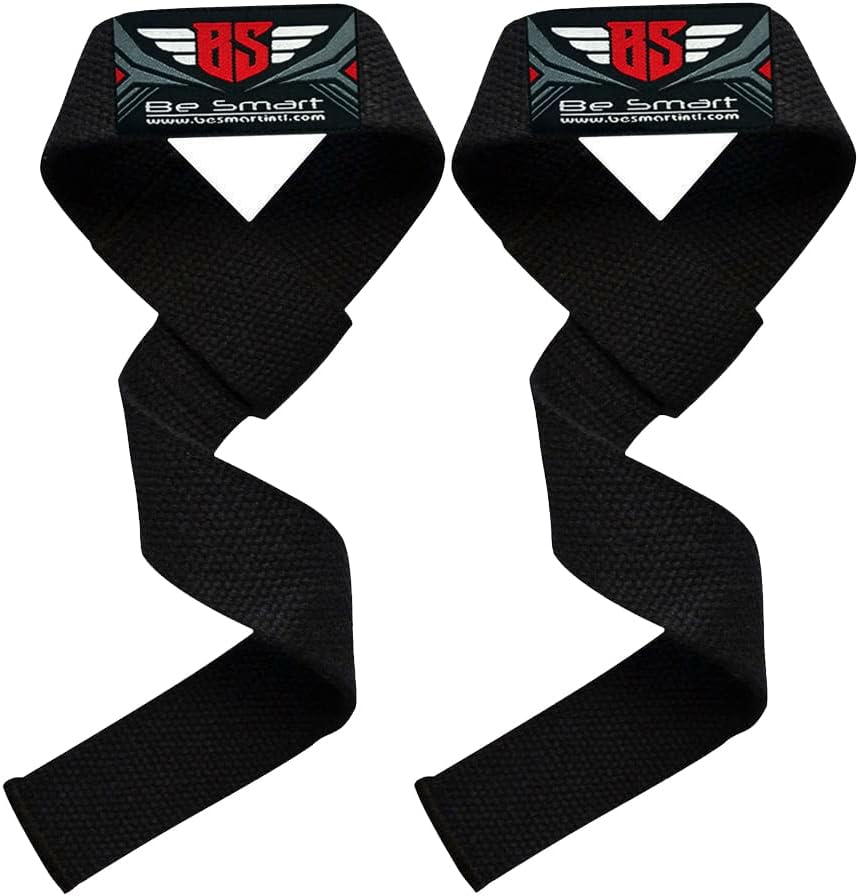 Be Smart NEW GEL Padded Weight Lifting Training Wrap Gym Straps Hand Bar Wrist Support G Professional Weight Lifting Strap Available in 13 Colors UK