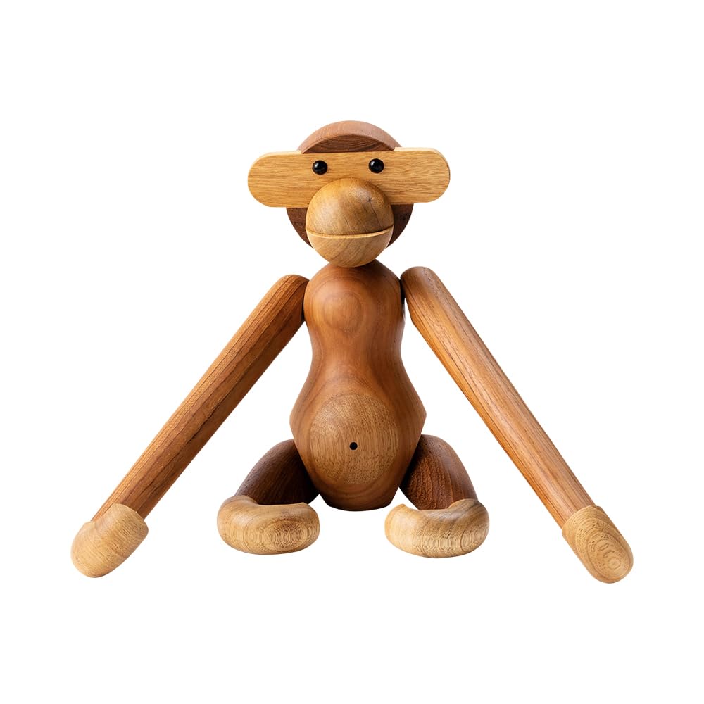 Amazon.co.jp: Woody Monkey L ウッディーモンキー オブジェ 置物 新居