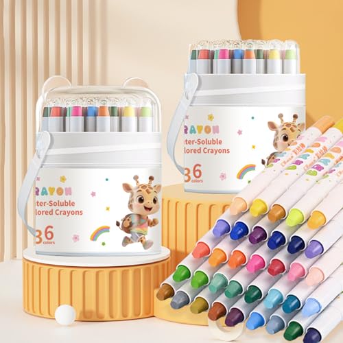 Crayons de couleur lavables anti-casse pour enfants