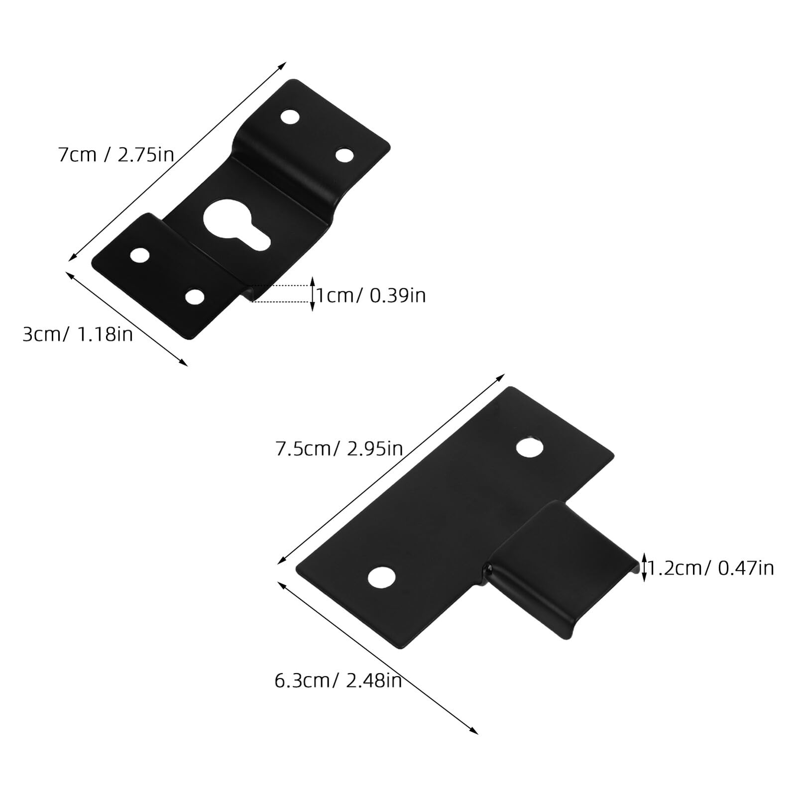 VILLCASE 10juegos Rack de Altavoces Colgador de Altavoz Soporte Metálico para Altavoz Soportes de Pared para Audio Salas de Estar Oficinas y Eventos