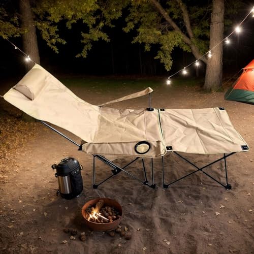 Chaise inclinable pliante extérieure portable et stable pour balcon