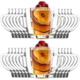 PRAKTISCH UND FUNKTIONELL: Mit ihrem Fassungsvermögen von 250 ml sind diese Gläser perfekt für den täglichen Gebrauch, aber auch für besondere Anlässe wie Geburtstage, Silvester, Weihnachten oder Ostern.