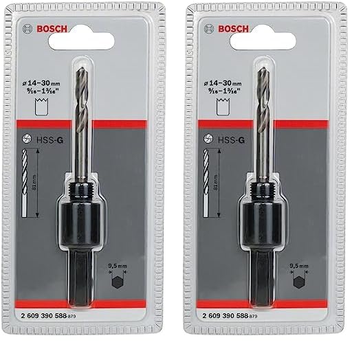 Bosch Accessories Professional Sechskantadapter (für Lochsägen mit Standardadapter) (Packung mit 2)