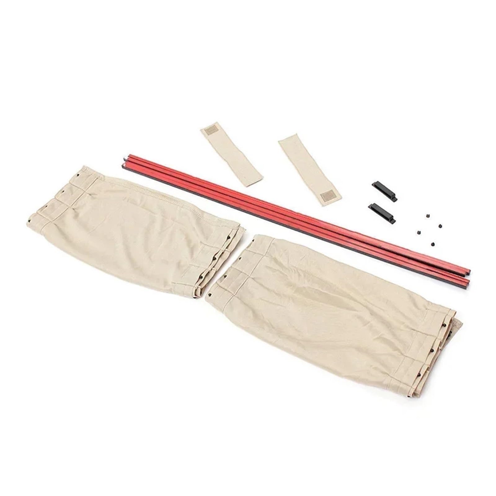 Rideau Voiture Lot de 2 Rideaux Pare-Soleil Beiges for Voiture ou fourgonnette, Protection UV, intimité, 50 x 47 cm