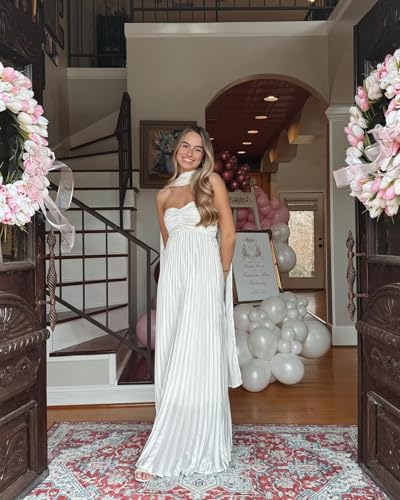 Strapless Chiffon Bridesmaid Dresses with Scarf Pleated A Line Formal Evening Gown Long3