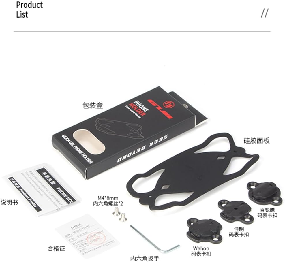 GUB P13 Silicone Rubber Bicycle Computer Buckle Phone Holder Mountain Bicycle Road Bike Motorcycle GPS Phone Holder Mount Support Case Bracket