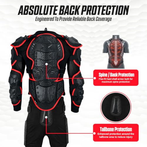 Hive Moto Motorcycle Body Armour Suit Motocross Body Protect