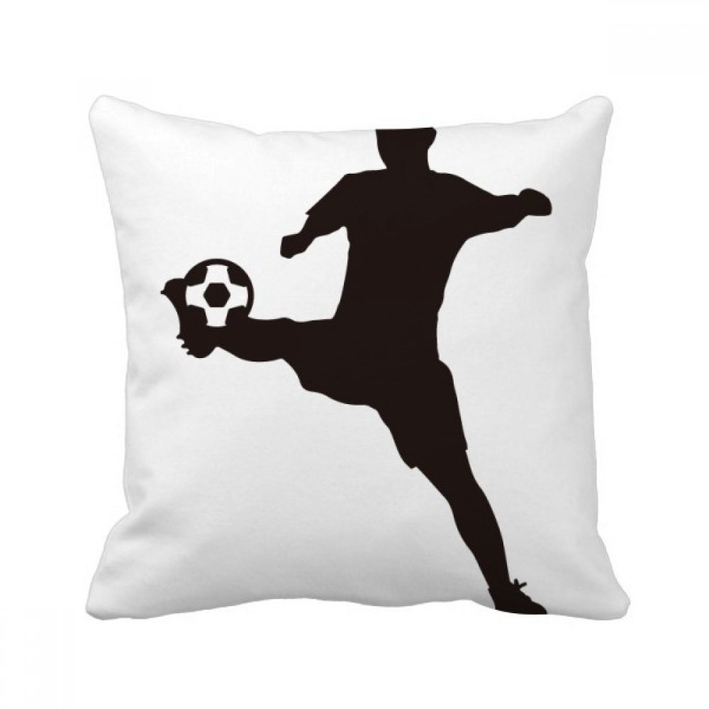 Coussin football multicolore 40x40 cm pour soulager le dos