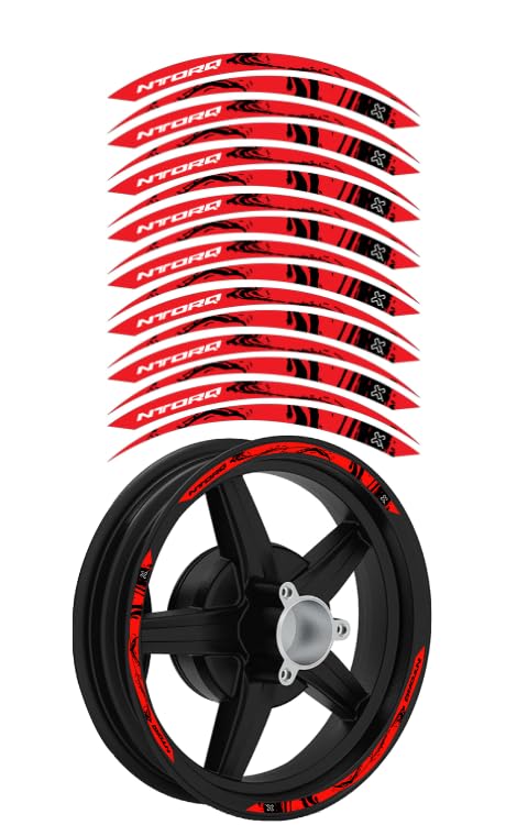 Grayfixx Alloy Wheel Radium Sticker For Ntorq 125 | Printed In Premium ...