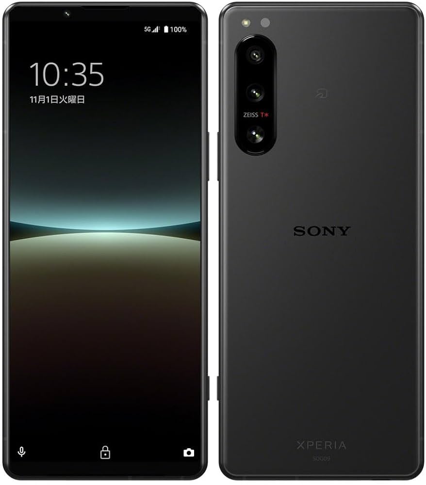 Xperia 5 IV　SOG09　本体 Amazon | Xperia 5 IV SOG09, 128GB, ブラック, ZEISS カメラ搭載 5G