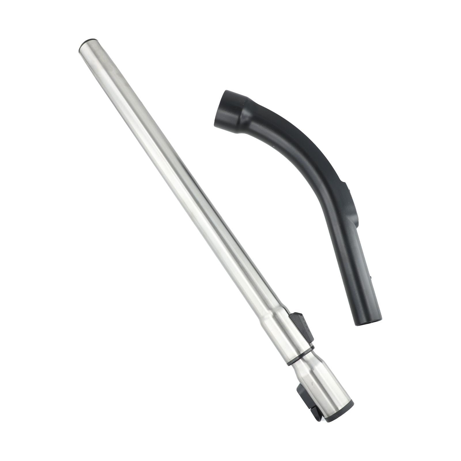 Lot de 2 tubes d'extension réglables et verrouillables avec poignée pour aspirateur Miele C1 C2 C3 Tube télescopique 62-103 cm avec régulateur d'air