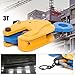 3T/ 6600Lbs Universal Vertical Plate Clamp Heavy Duty Industrial Lifting Clamp Opening 0-1.38in for Lifting and Transporting