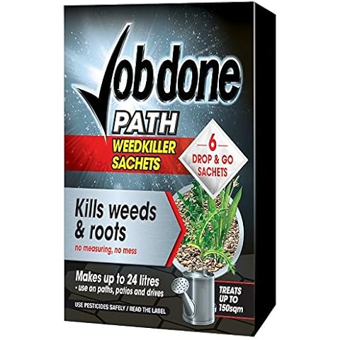 Job Done 86600117 Weedkiller Sachets, Black, 6 Cover